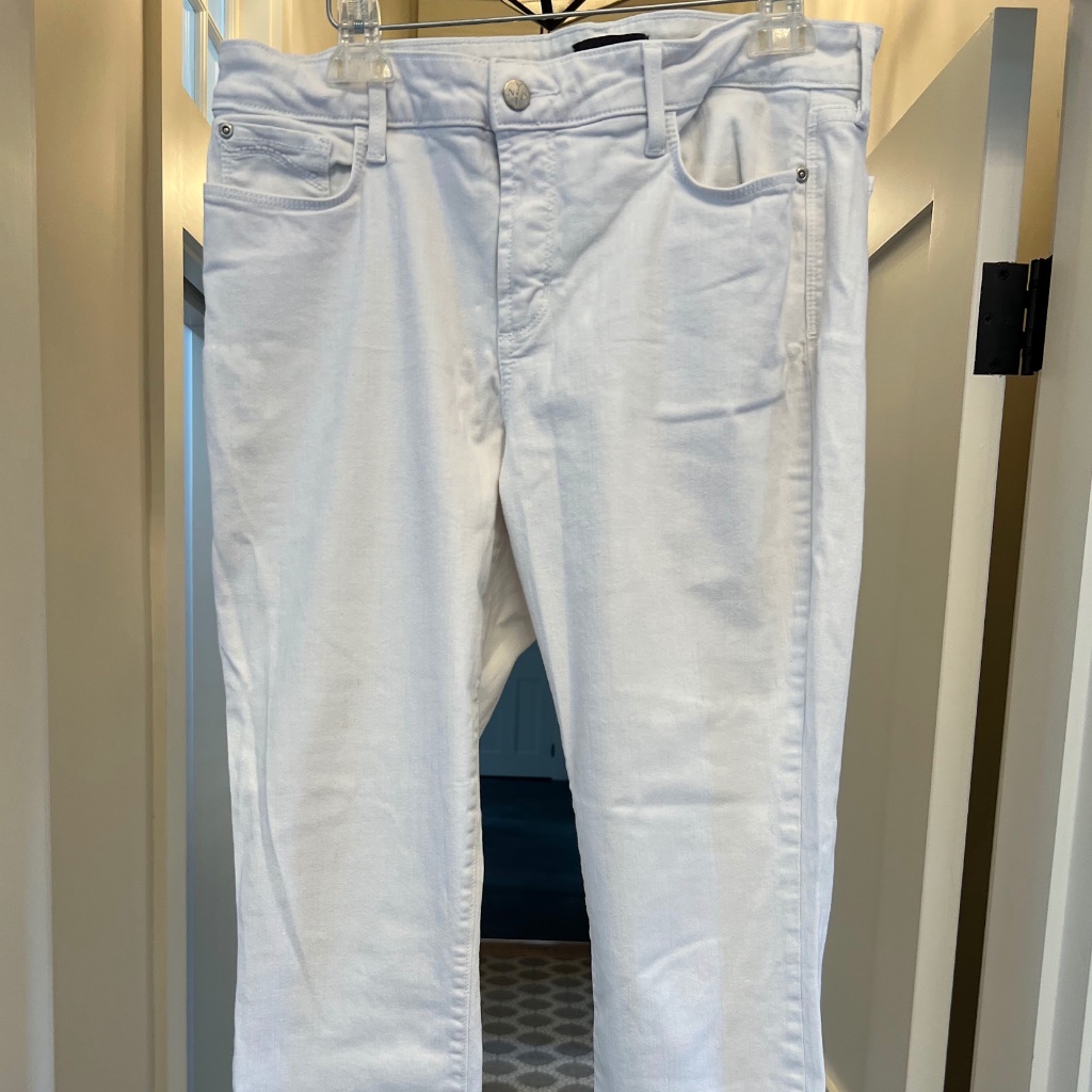 Nydj White Denim Jeans